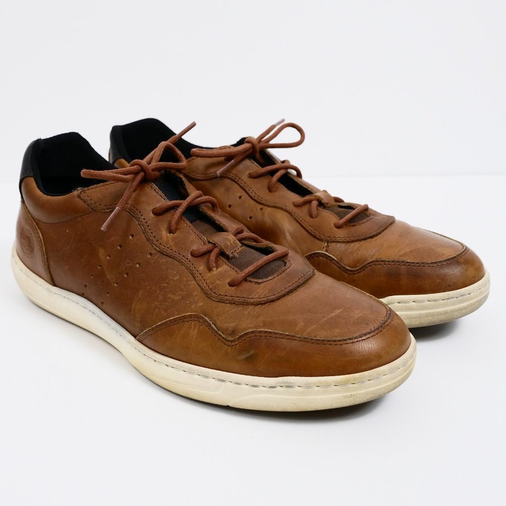Bullboxer Rubyn Leather Upper Lace-Up Casual Sneaker Shoes, Men 8 M